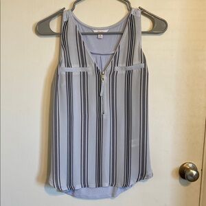 Candie's Black and White Sleeveless Tank Top